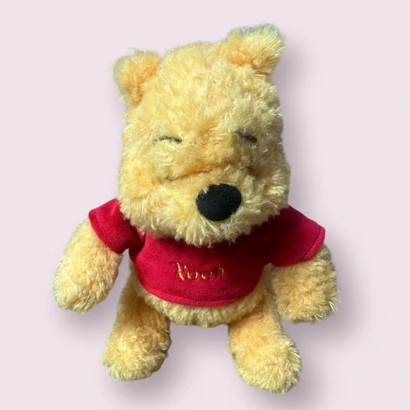 NWT Disney Parks Small Winnie The Pooh Bean Bag Plush Stuffed Animal Toy 10” - Picture 2 of 8